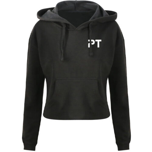 Womens Cropped Overhead Hoodie PT Blackl