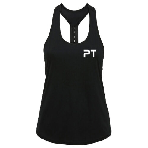 Womens PT Racerback Womens Vest Black