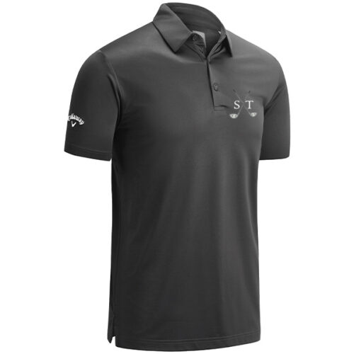 Callaway Mens Charcoal Polo Shirt Personalised Initials