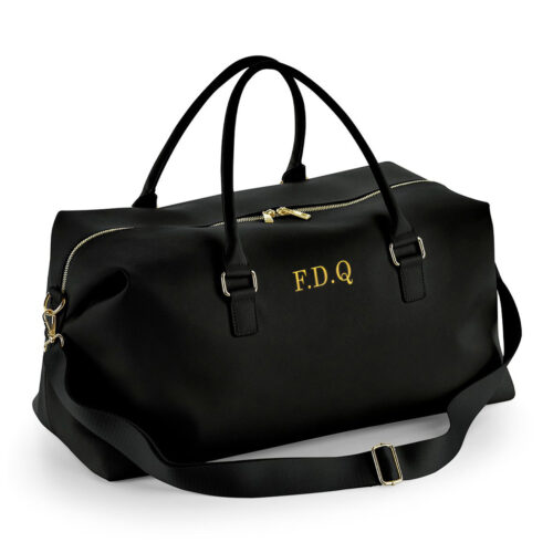 Women's Weekender Bag Personalised With Initials