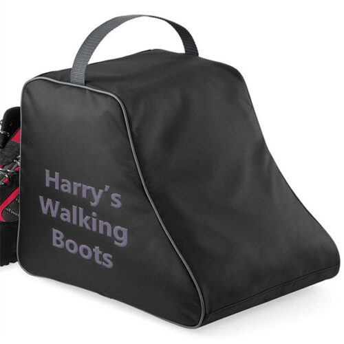 Walking Boot Bag Personalised With Name