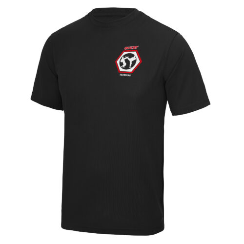 Quest Kickboxing Fight Team Mens T-Shirt Black Front