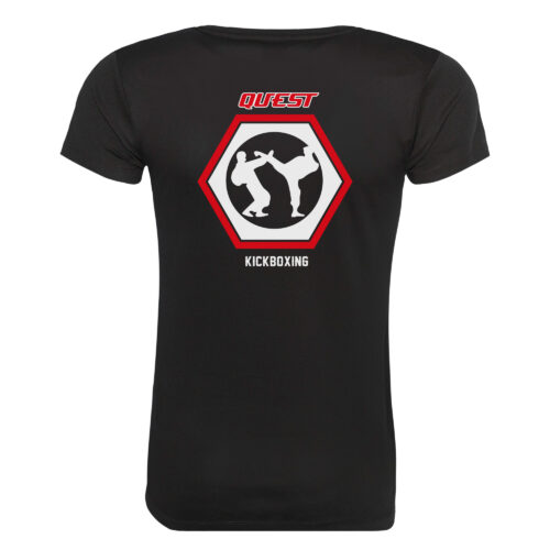 Womens Quest Kickboxing T-Shirt Back