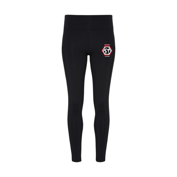 Quest Kick Boxing Womens Long Length Leggings With Pocket