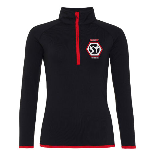 Womens QTR Zip Top