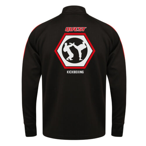 Quest kickboxing track top back