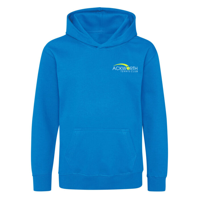 Ackworth Childrens Pullover Hoodie Sapphire Front