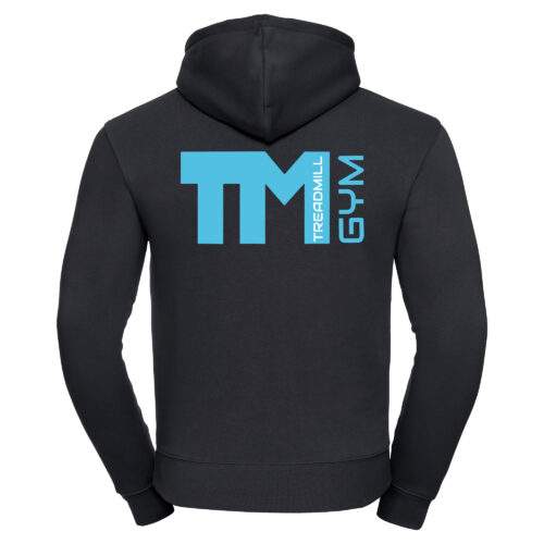 Treadmill Hoodie Pullover Black Back