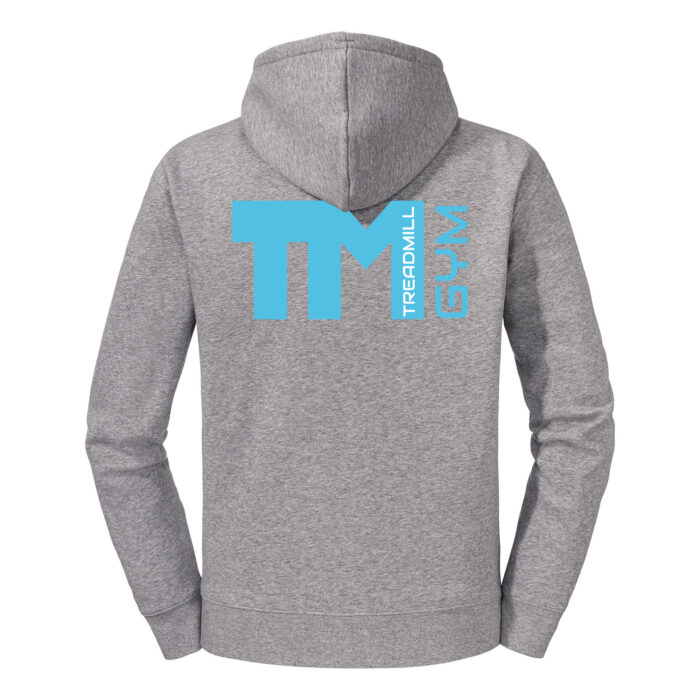 Treadmill Hoodie Pullover Sport Grey Back