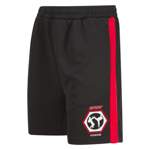 Mens-Black-Red-Stripe-Shorts