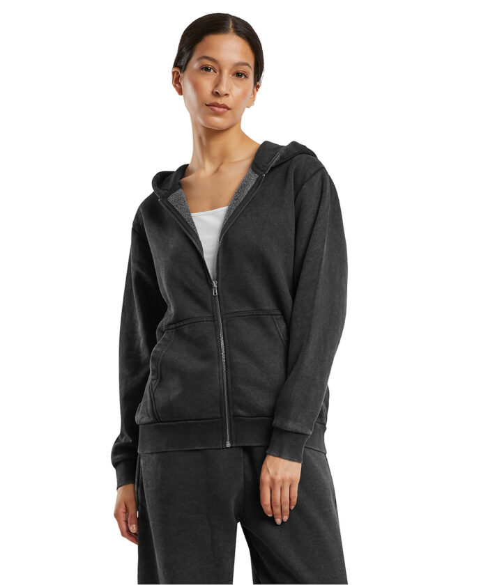 Women?s vintage heavy zip hoodie