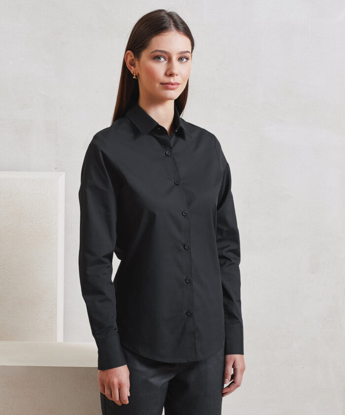 Women?s long sleeve ?Recyclight? poplin shirt