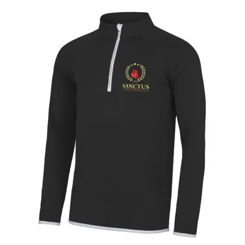Sanctus Boxing Mens 1/4 Zip Top