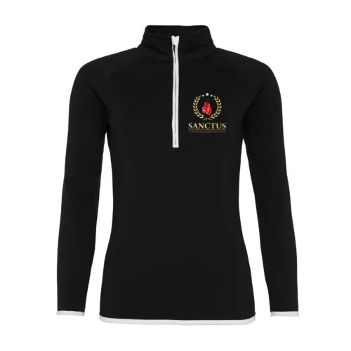 Sanctus Boxing Womens 1/4 Zip Top