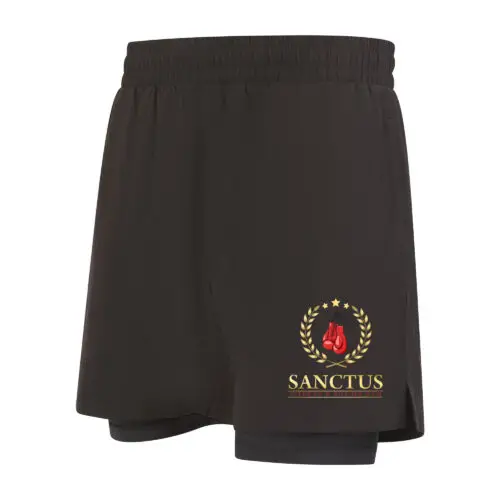 Sanctus Boxing Double Layer Shorts