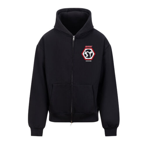 jh125 mens signature hoodie zip front