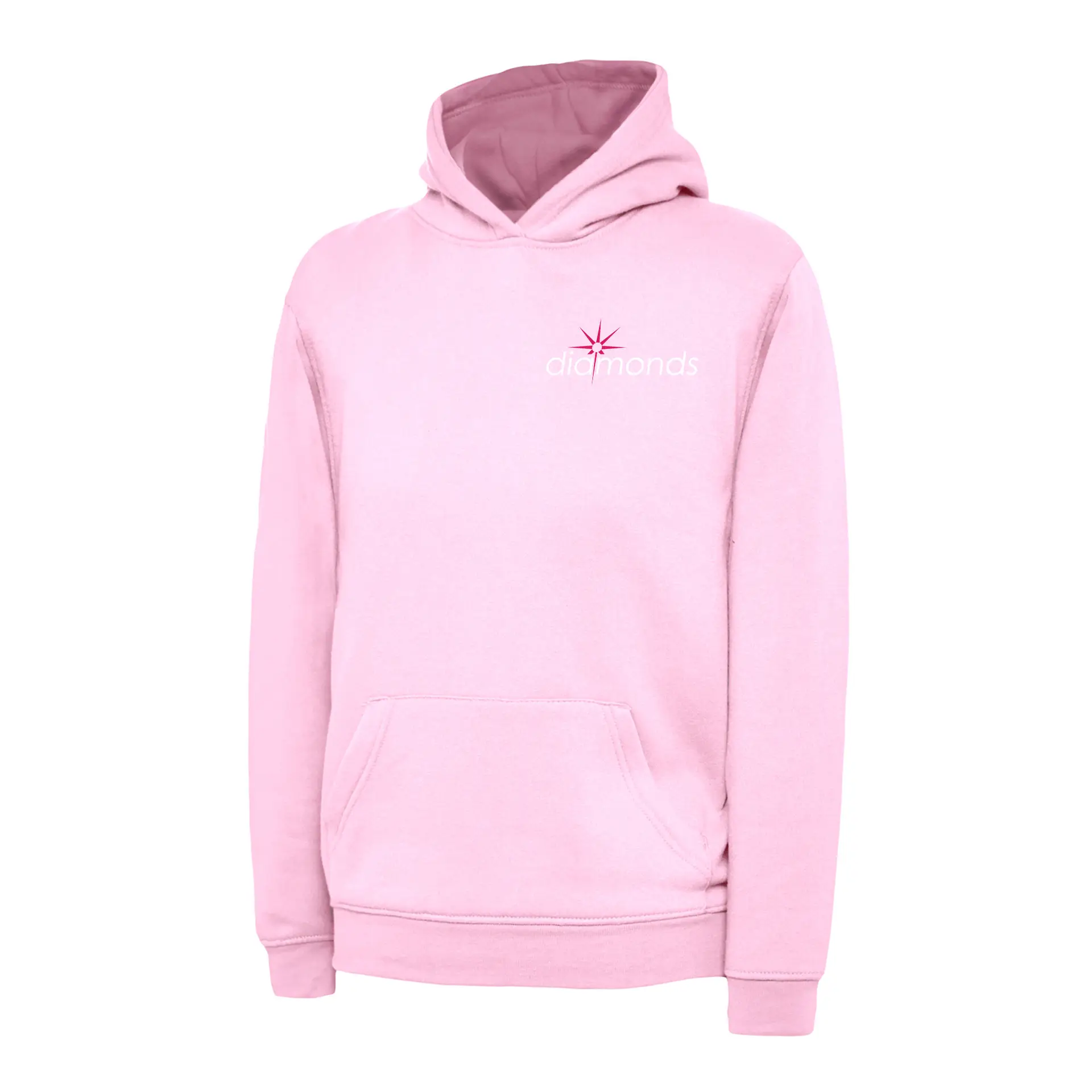 uneek hoodie diamondsgym pink front uneek hoodie diamondsgym pink front